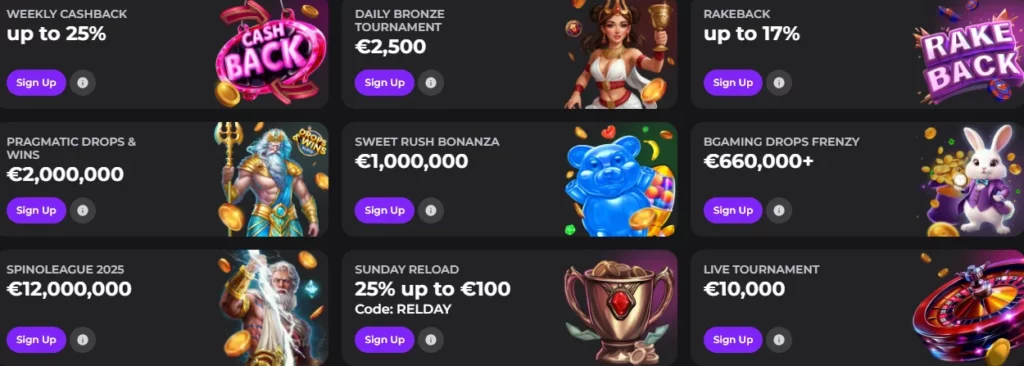 Memo Casino bonuses